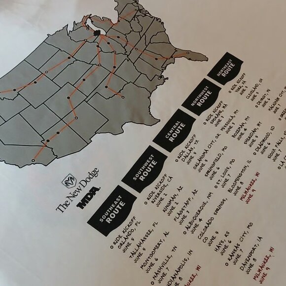 Y2K Harley Davidson Map Shirt - Adult Men's Size XL - Picture 1 of 1